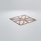Ekena Millwork Large Swansea Decorative Fretwork Wood Wall Panels, Wood (Paint Grade), 23 3/8"W x 23 3/8"H x 3/8"T WALW24X24X0375SWNMF - alternate 4